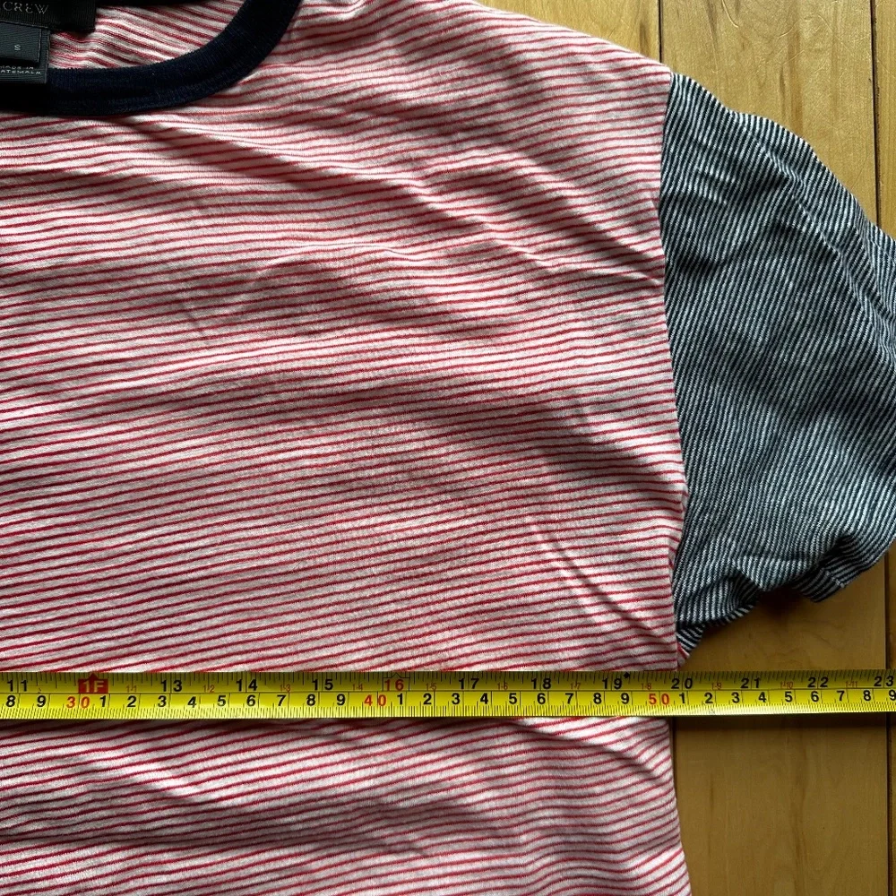 J. Crew Striped Cotton Ringer Tee‎